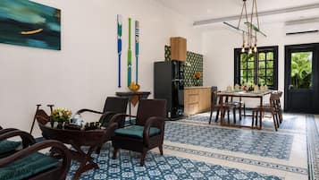 Deluxe Villa, 3 Bedrooms, Garden View | Living area | Smart TV