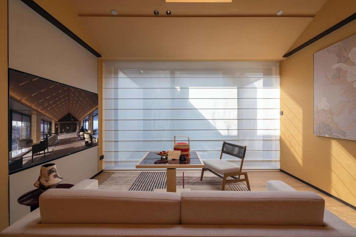 Dubbelrum i japansk stil - 1 kingsize-säng - husdjur ej tillåtna - utsikt mot innergården | Gratis wi-fi