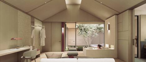 Suite Majestueuse, vue jardin