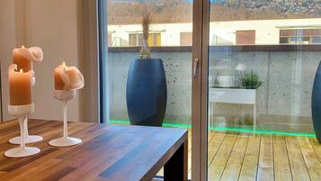 Kamer, 1 slaapkamer, balkon | Dineren