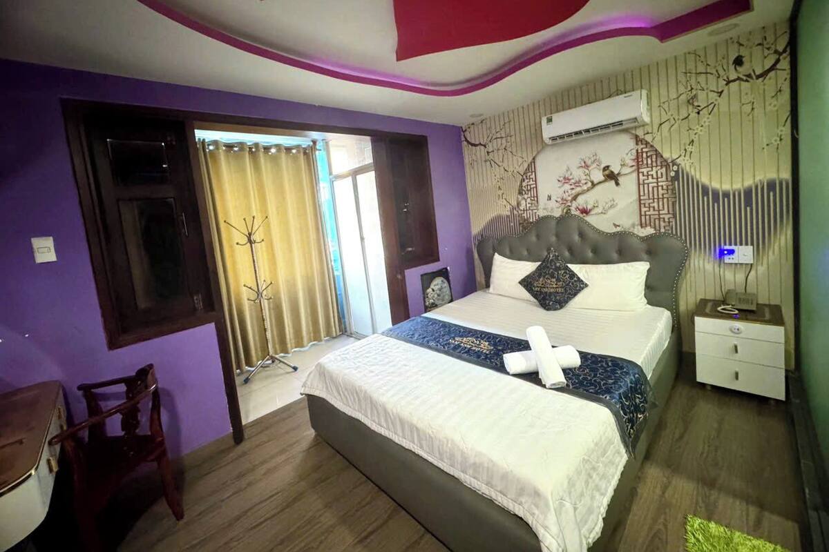 Kamar Double Mewah | Meja kerja, ruang kerja ramah laptop, dan Wi-Fi gratis