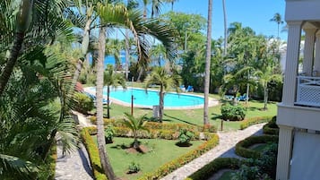 Apartment, 2 Bedrooms, Accessible, Balcony | Pool | Outdoor pool
