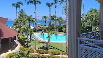 Apartment, 2 Bedrooms, Accessible, Balcony | Pool | Outdoor pool