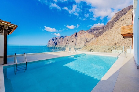 Piscine. Maison de vacances « Los Gigantes Vue Fantastique » avec Wi-Fi et climatisation