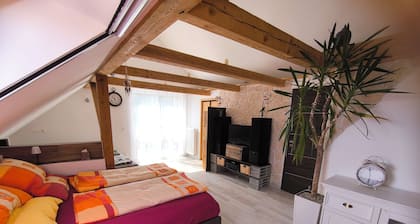 "Traumblick" vacation apartment for up to 6 people in the Franconian Lake District