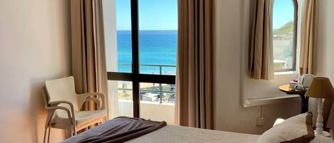 Deluxe-Doppelzimmer, Balkon, Strandblick