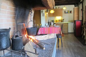 家庭木屋, 多間臥室, 山間 (Ca Brunella 1) | 用餐區