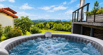 Maison 10 pers- Spa vue Montagnes - Plages 20 min