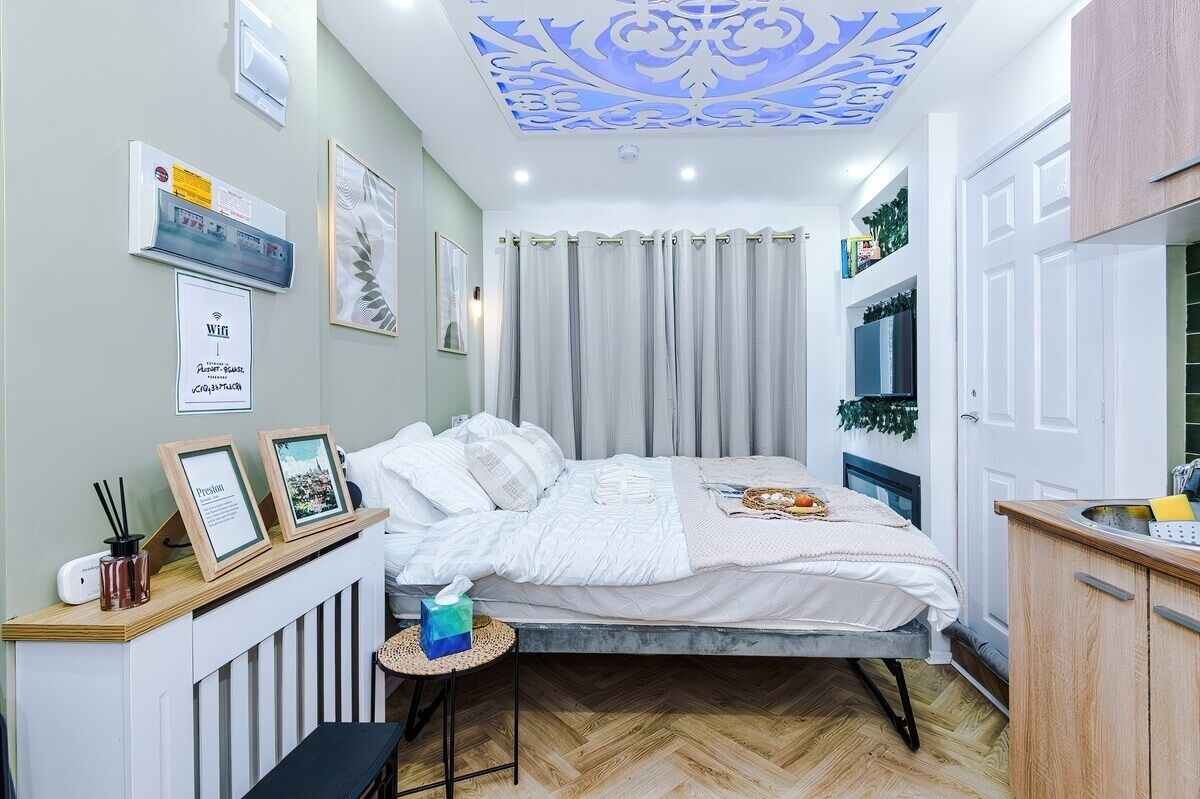 1 Schlafzimmer, Bügeleisen/Bügelbrett, kostenloses WLAN, Bettwäsche