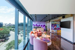 Reception - Plume Hotels- India Expo Mart (Greater Noida)