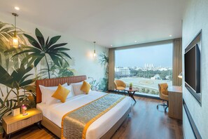 In-room safe, desk, laptop workspace, iron/ironing board - Plume Hotels - India Expo Mart, Greater Noida (Greater Noida)