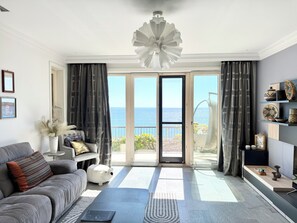 Living area - First line above the beach three bedroom apartment - Lustica Bay (Radovići)