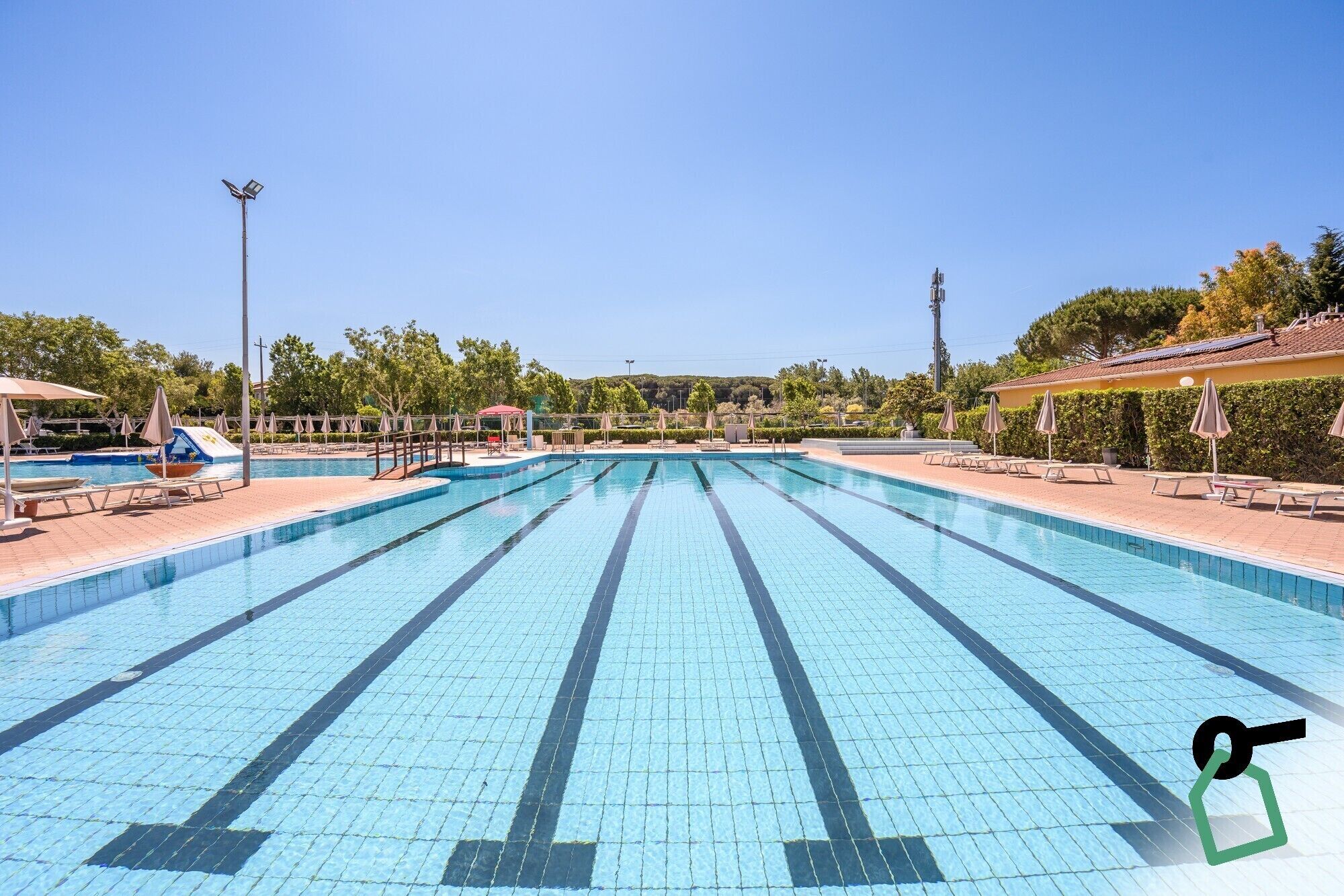 Seasonal outdoor pool