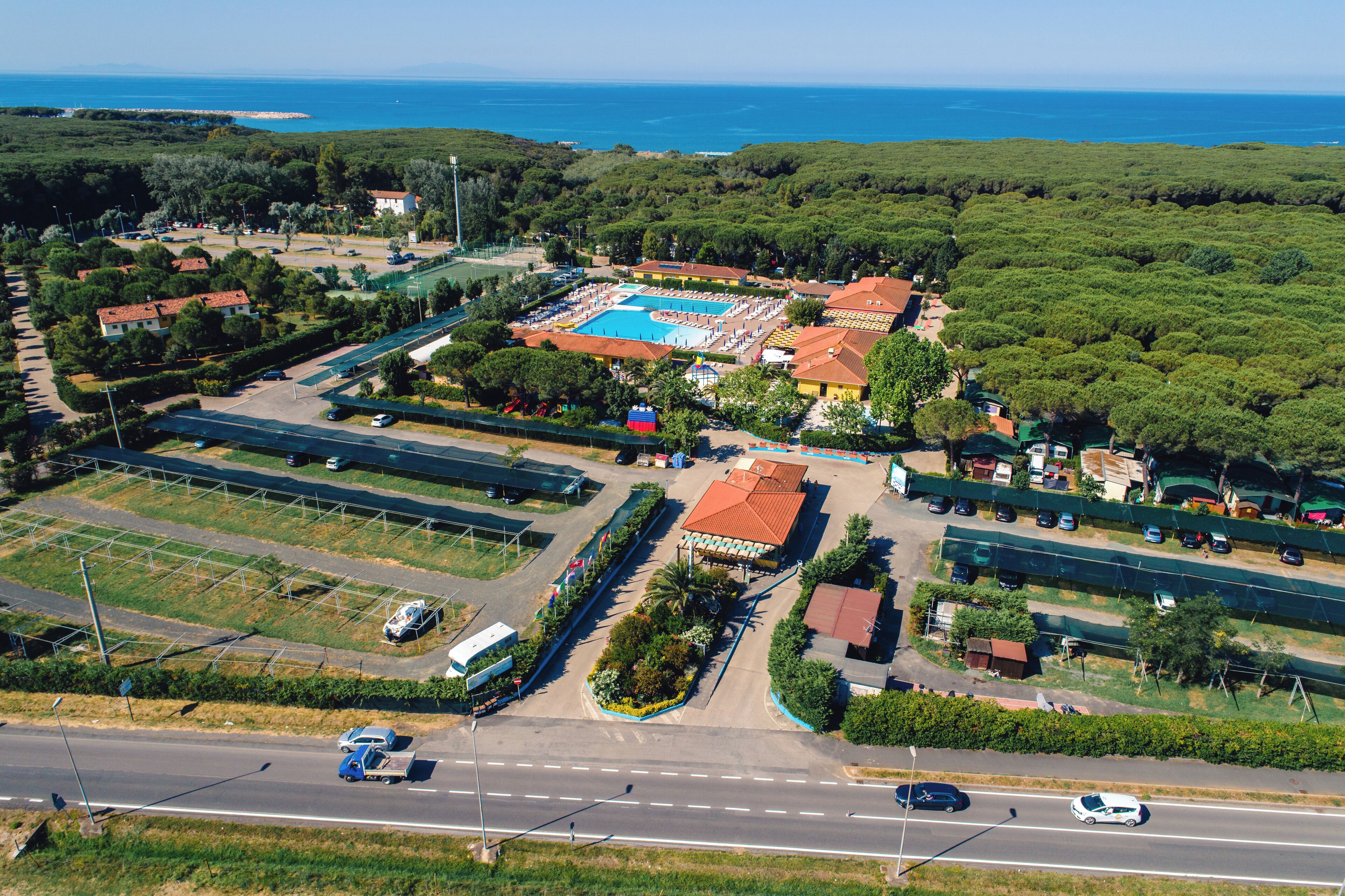 Fassade der Unterkunft