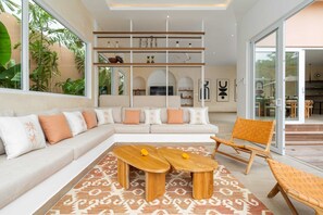 Basic Villa | Living area | TV, streaming services, stereo - Villa Terracotta (Tabanan)