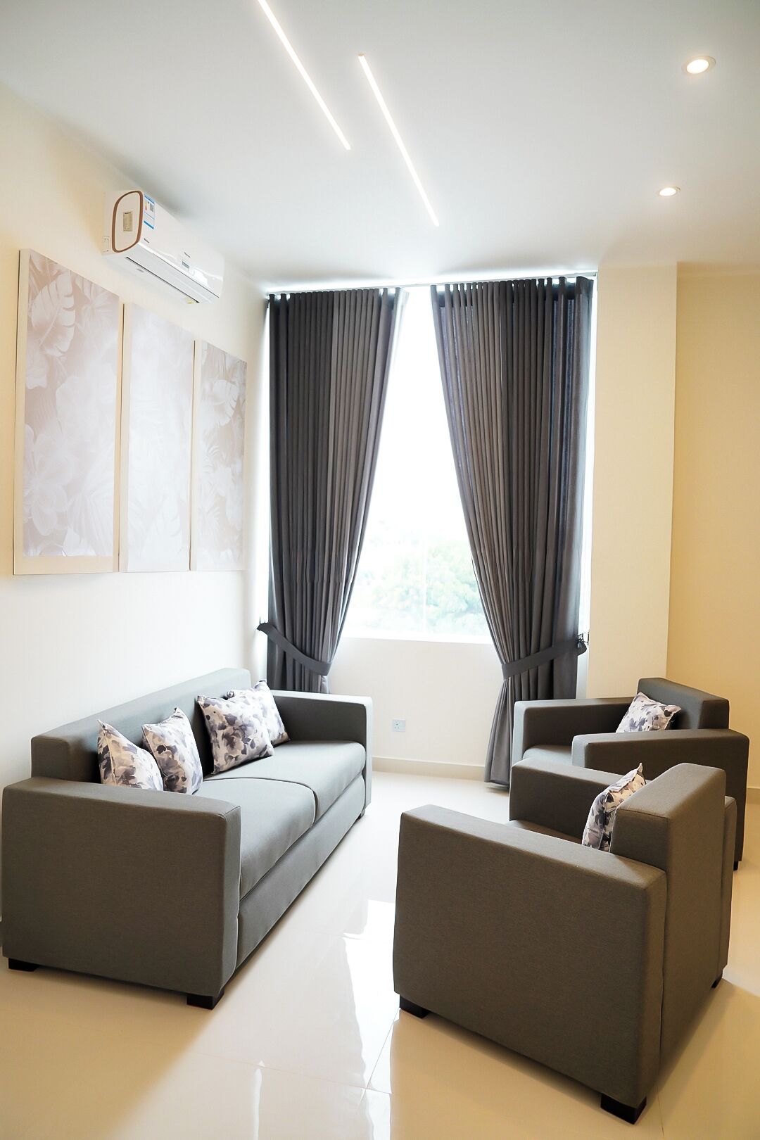 Deluxe appartement, 2 slaapkamers, balkon | Woonruimte