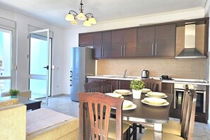 Family Apartment, Multiple Bedrooms, Mountainside (Two Bedroom Apartment With Sea) | Dining - Two Bedroom Apartment With Sea View-061 (Sarandë)
