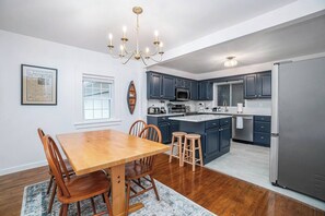 Dining - Red Door: Walk to Town: Pet friendly: Sleeps 8 (Boyne City)