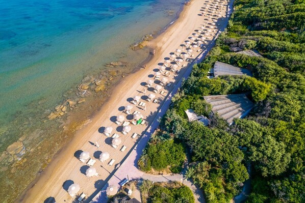 Beach nearby, beach towels