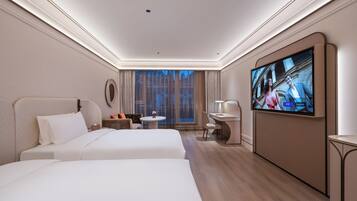 Deluxe Room, 2 Single Beds | Down duvets, free minibar, blackout curtains, free WiFi