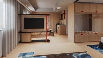 Privilege, Family Room, 2 Twin Beds | In-room safe, WiFi (free), bed sheets