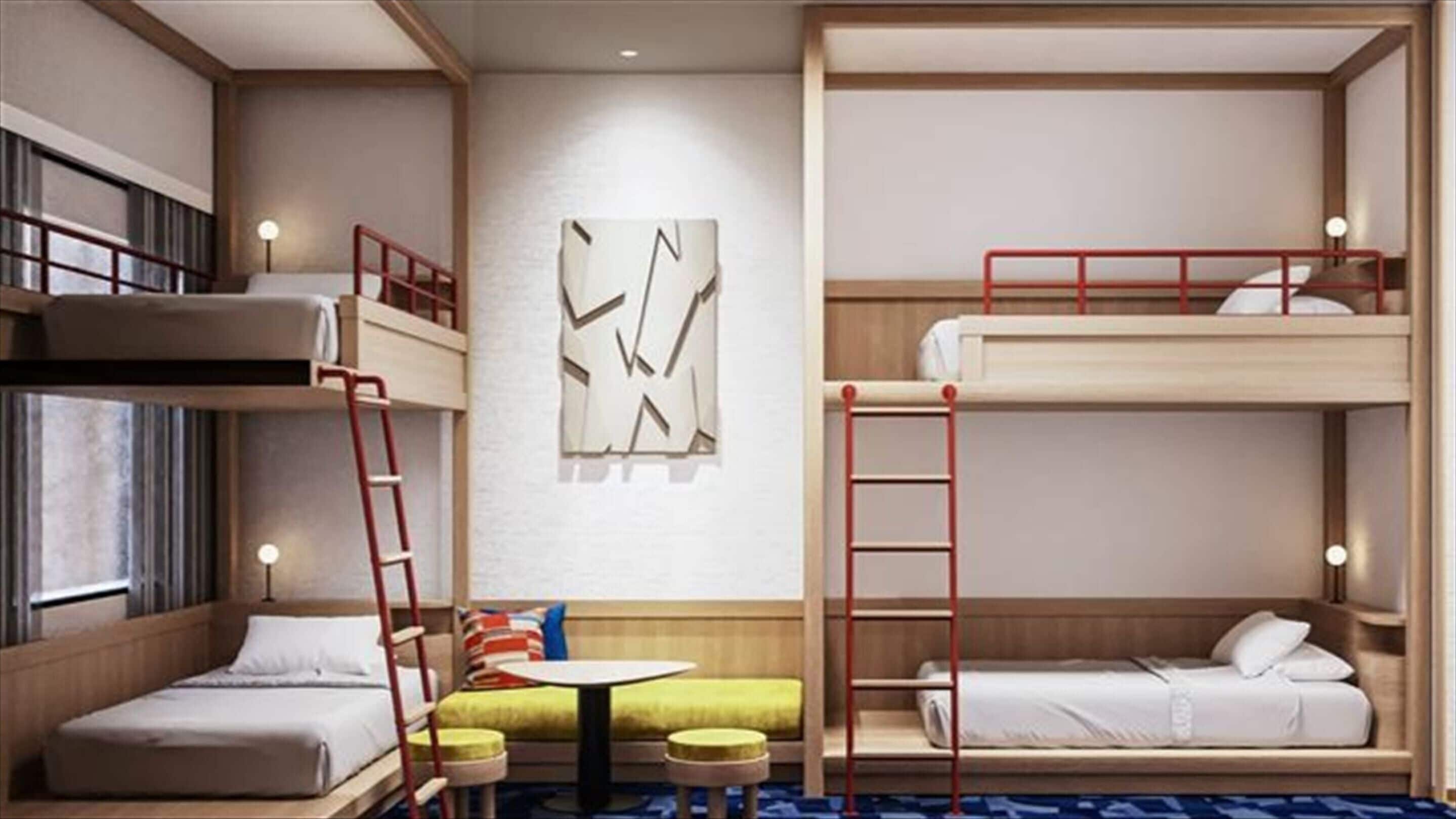 Privilege, Habitació, diversos llits | Roba de llit 