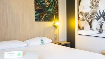 Quarto standard, 1 cama de casal | Quartos à prova de som