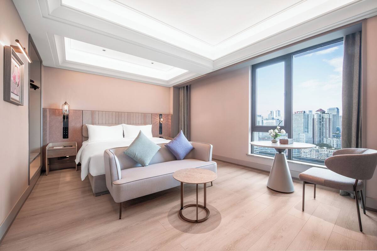 Chambre Deluxe, 1 très grand lit | Cuisine privée