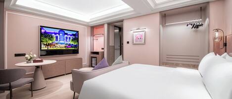 Superior-Zimmer, 1 King-Bett | Daunenbettdecken, kostenlose Minibar, Verdunkelungsvorhänge