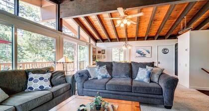 Walk to Lake Tahoe: Family Retreat w/ Deck!