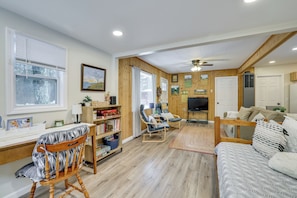 Interior - Fish, Bike & Hike! Wooded Irons Getaway Near River (Irons)