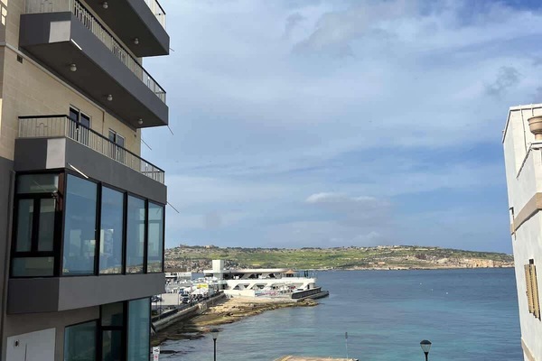 Blick von der Unterkunft