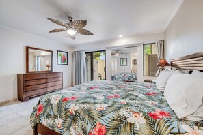 Iron/ironing board, free WiFi, bed sheets - Maui Kamaole #H-105 Ocean View Condo across the street from beach, Full A/C (Kihei)