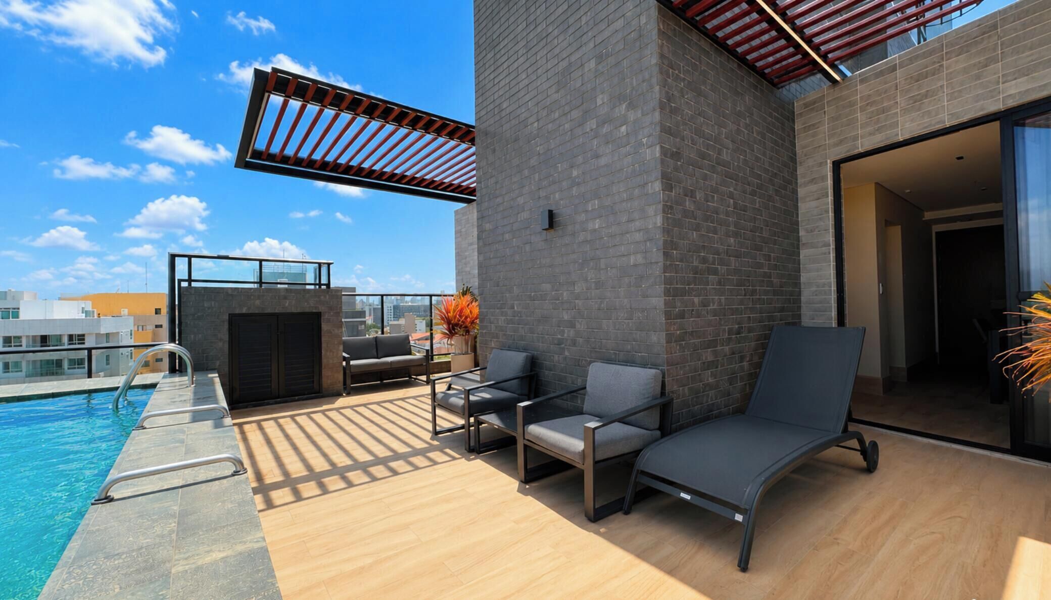 Terraza en la azotea