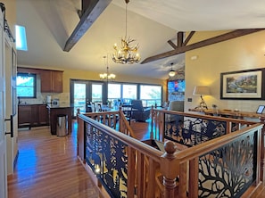 Interior - Renovated Lodge 180°mountain views,sleeps 8 (Lake Lure)