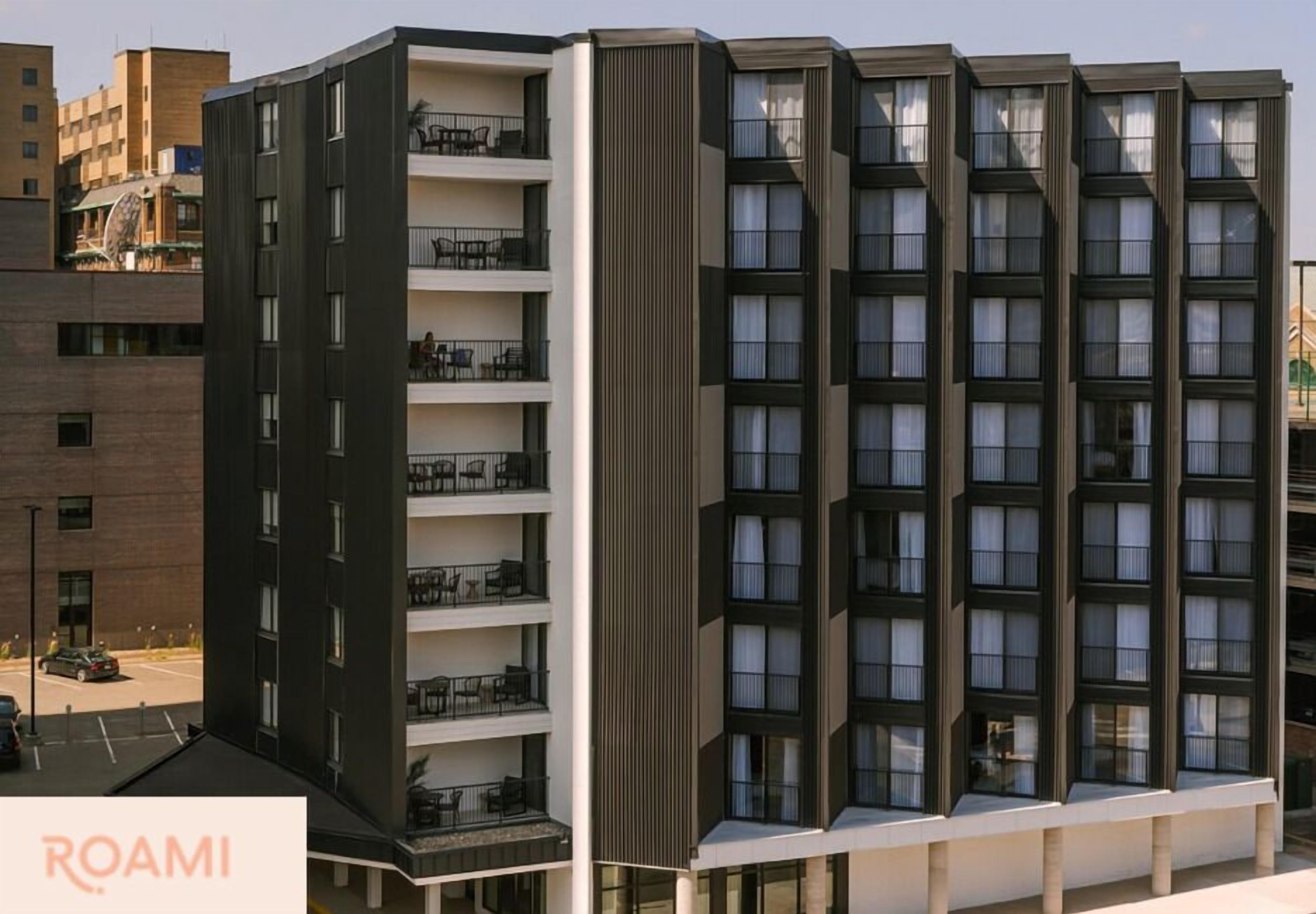 Overnatningsstedets facade