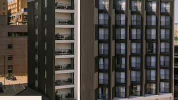 Overnatningsstedets facade