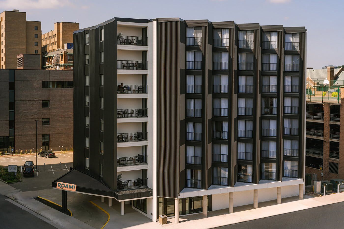 Fassade der Unterkunft