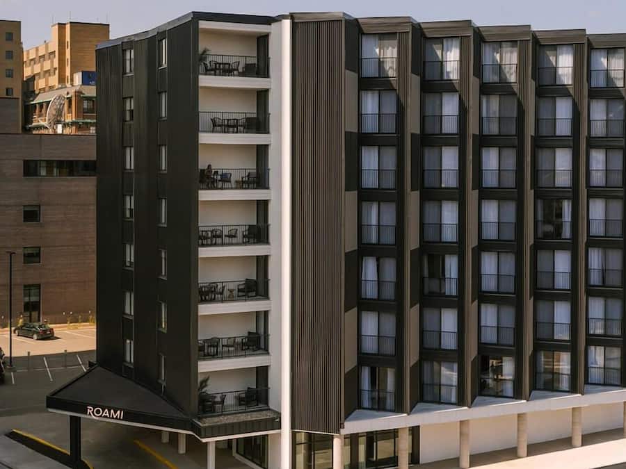 Fassade der Unterkunft