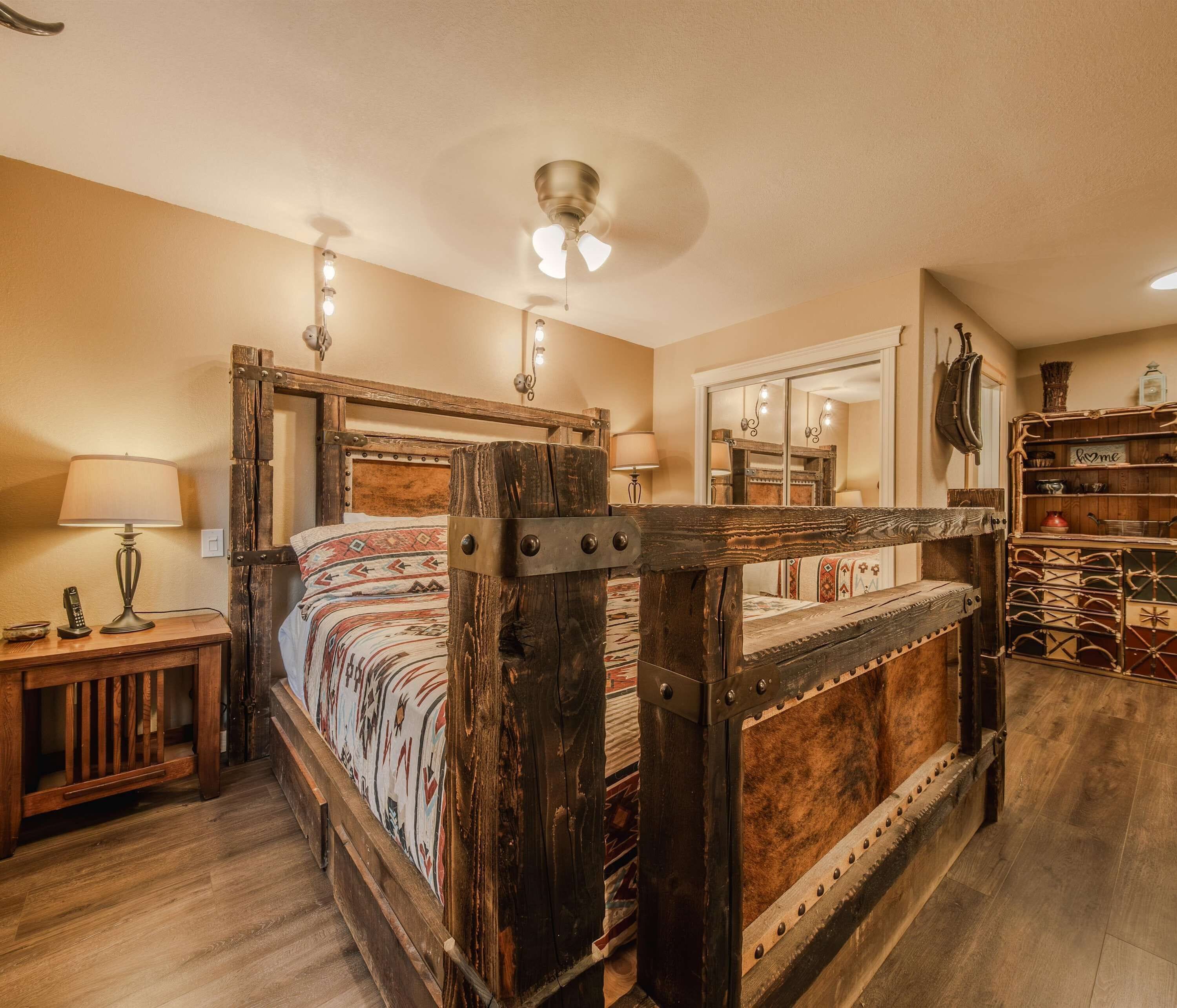 6 habitaciones, decoración personalizada y muebles diferentes 