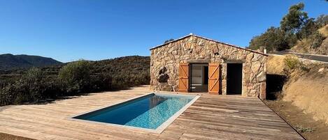 Una piscina climatizada