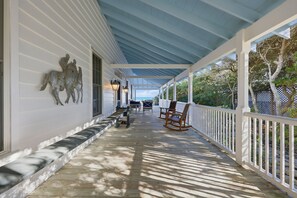Terrace/patio - Another Glorious Day - Oceanfront w/Creek Dock (Pawleys Island)