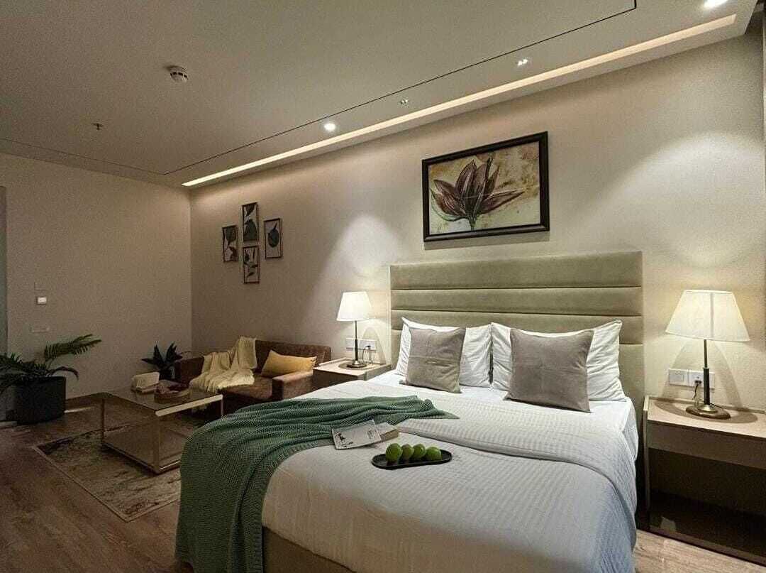 Luxury Apartment, City View | Laptop workspace, iron/ironing board, free WiFi