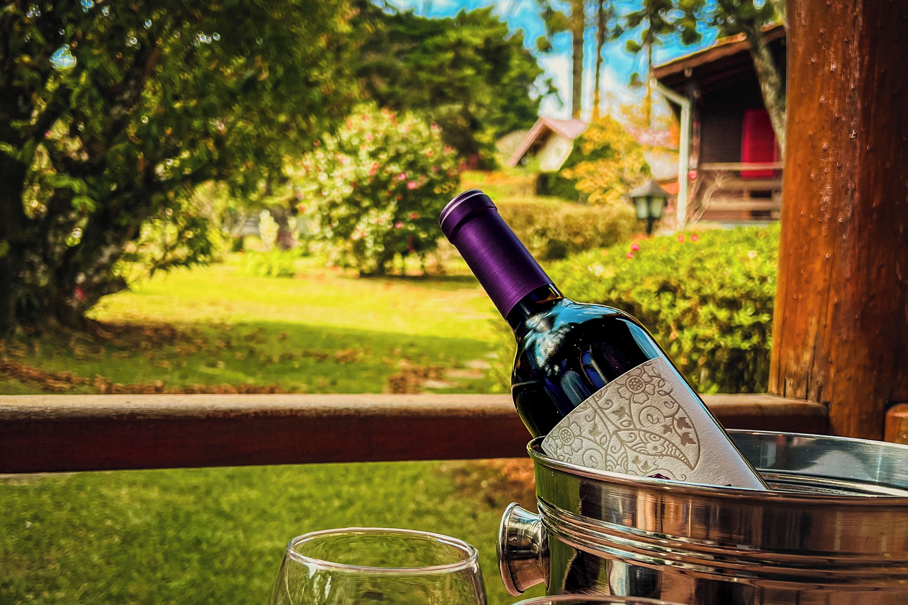 บริเวณรับประทานอาหารสำหรับคู่รัก