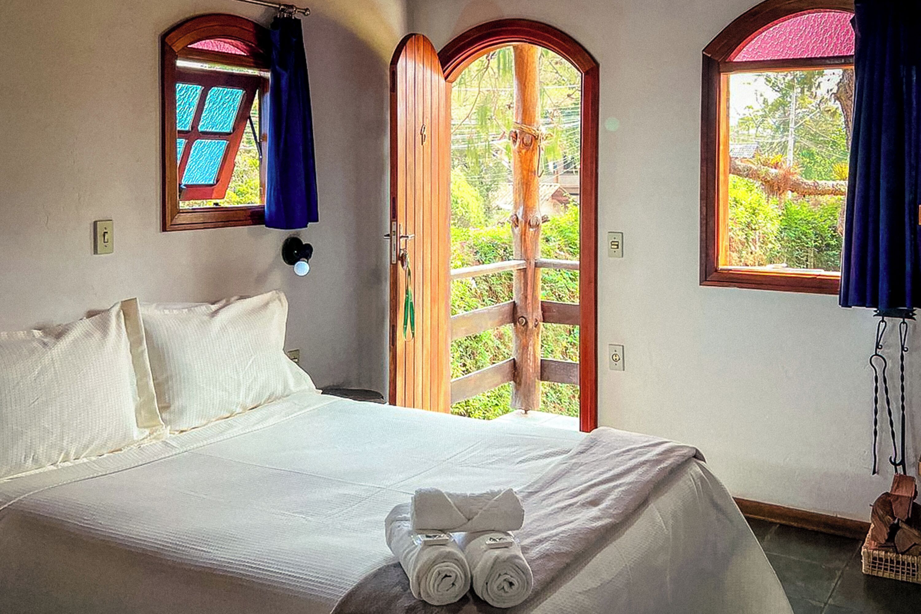 Classic-Chalet, Balkon, Gartenblick | Ausblick vom Zimmer