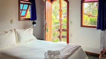 Classic-Chalet, Balkon, Gartenblick | Ausblick vom Zimmer