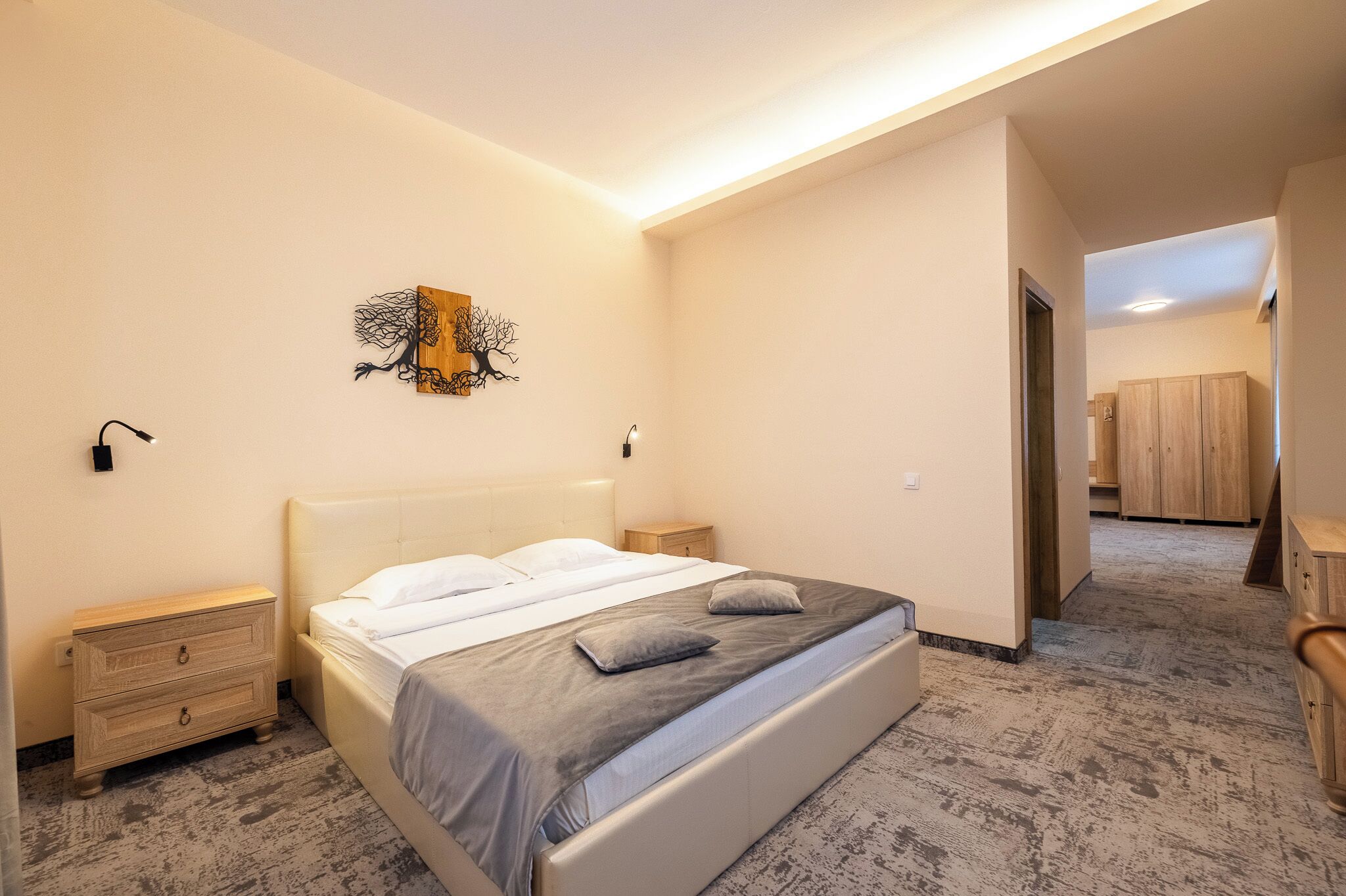 Blackout curtains, iron/ironing board, free WiFi