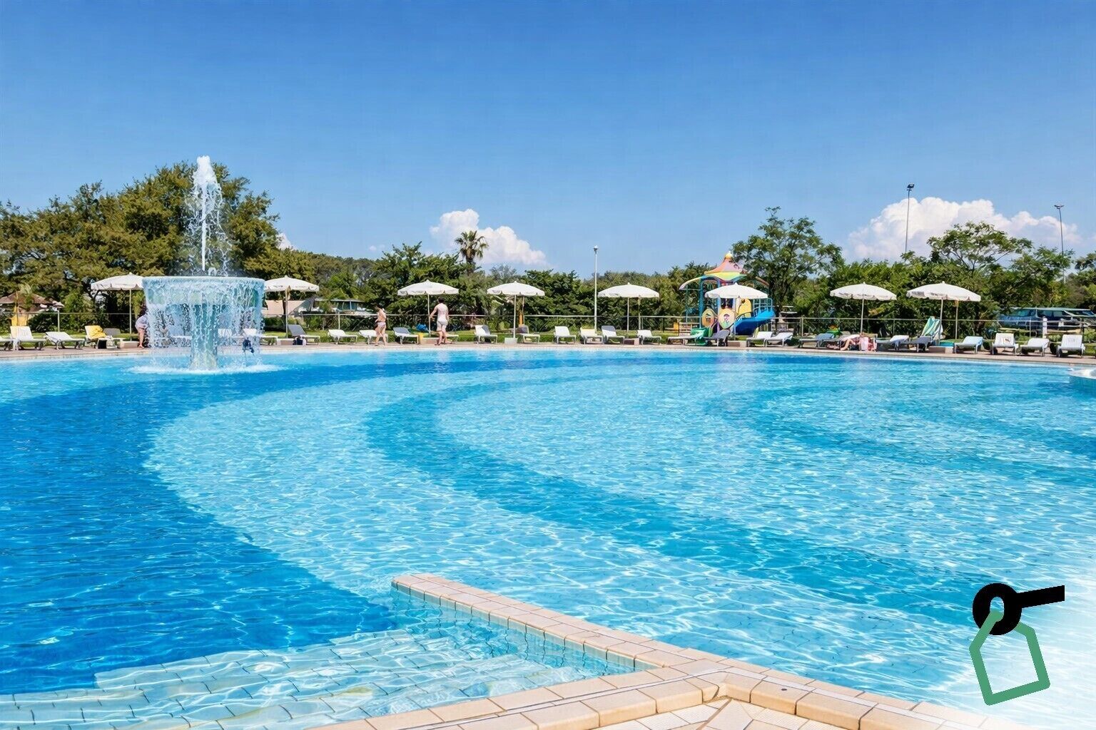 Seasonal outdoor pool