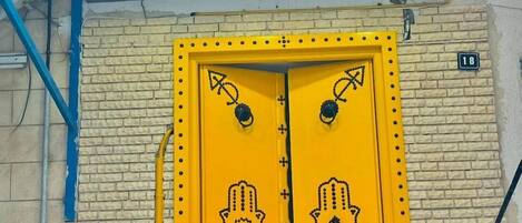 Façade de l’hébergement