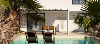 3 Bedroom Family Villa+ Private Pool with Lagoon & Sea Views in Halkidiki